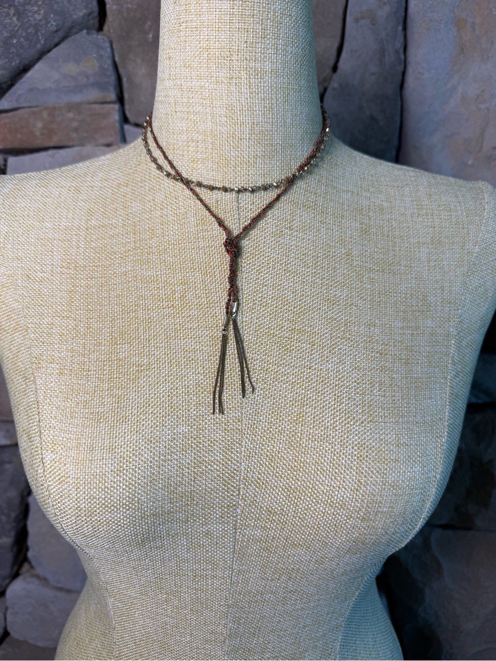 New🌟Free People-Delicate Gold-Tone Y-Lariat Necklace